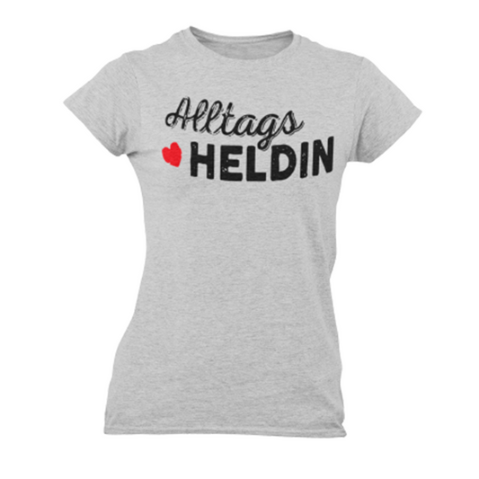 "Alltagsheldin" myPrint24 Damen T-Shirt