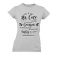 "Als Gott mich schuf" myPrint24 Damen T-Shirt