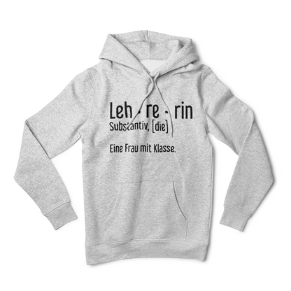 "Lehrerin" myPrint24 Damen Hoodie