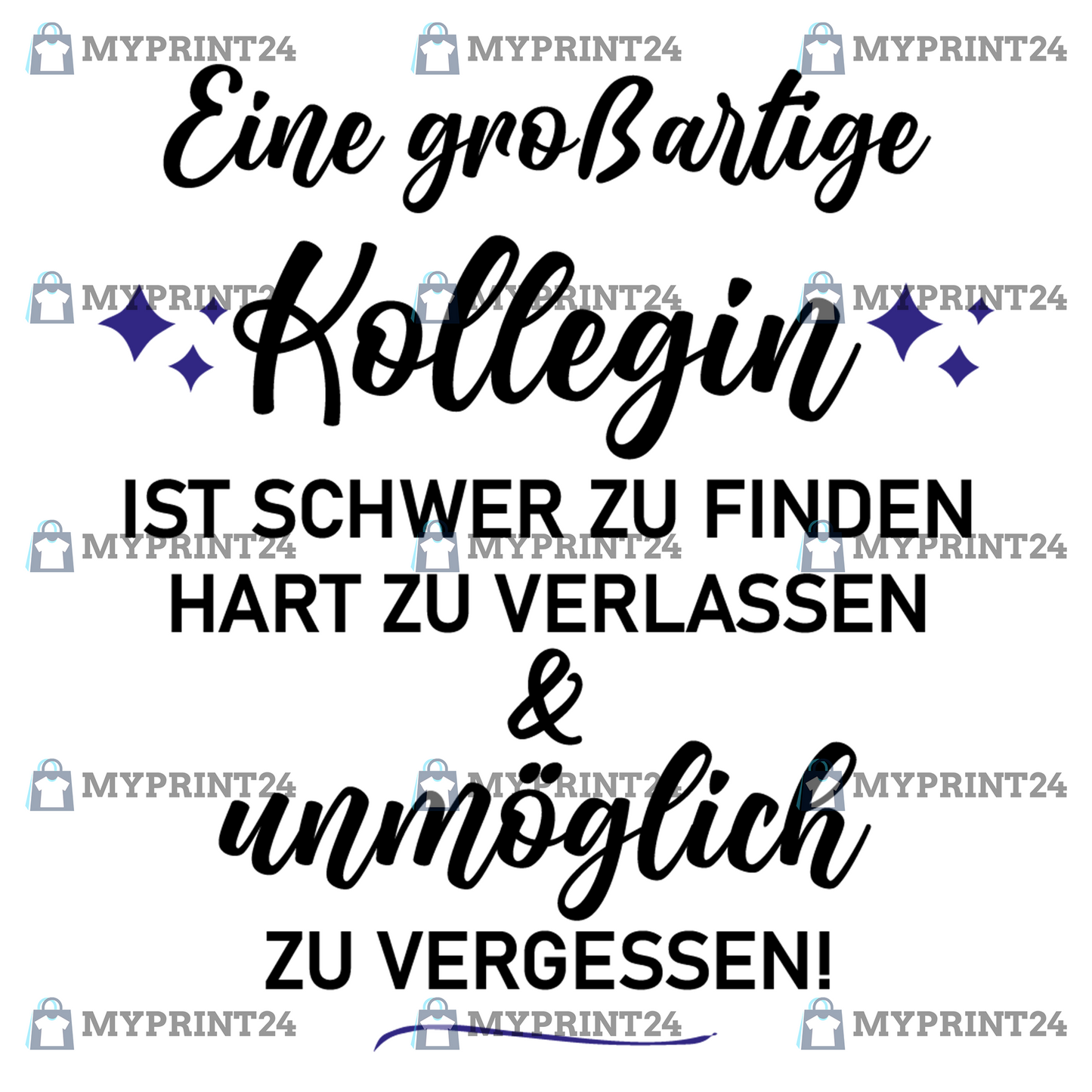 "Kollegin" myPrint24 Damen T-Shirt