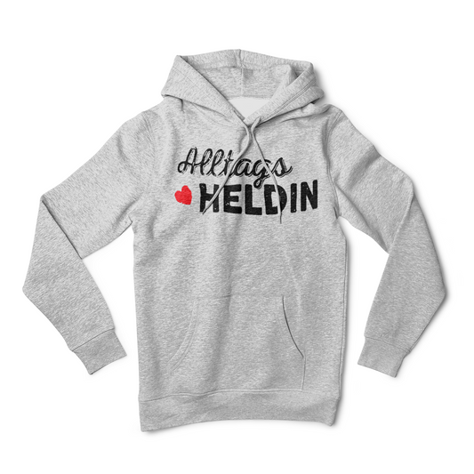 "Alltagsheldin" myPrint24 Damen Hoodie