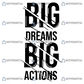 "Big Dreams" myPrint24 Herren Hoodie