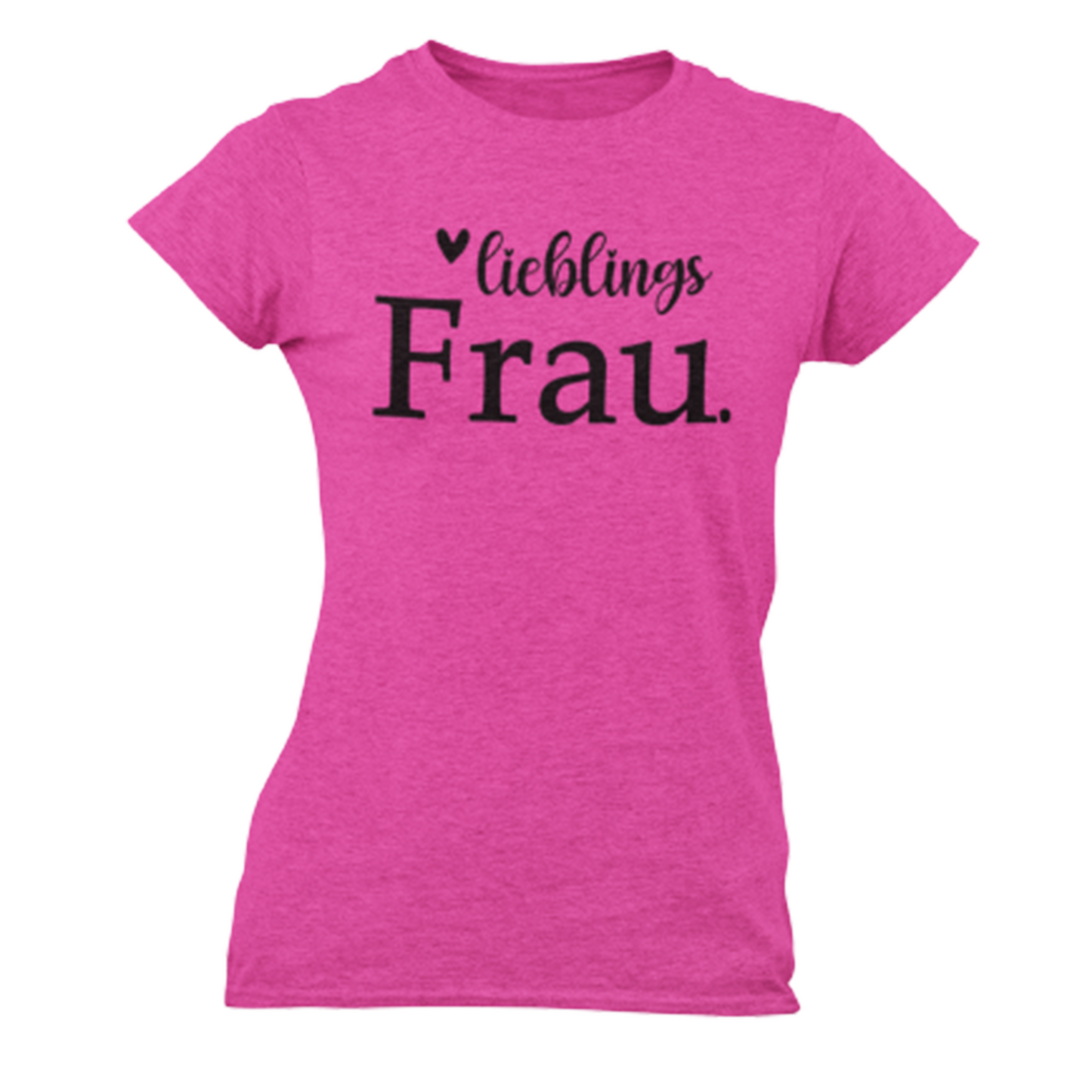 "Lieblings Frau" myPrint24 Damen T-Shirt