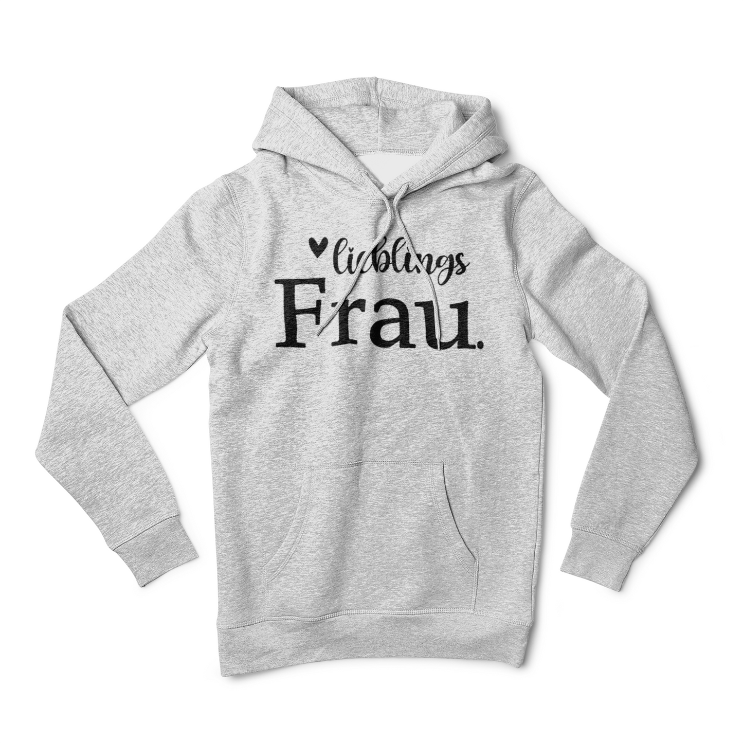 "Lieblings Frau" myPrint24 Damen Hoodie