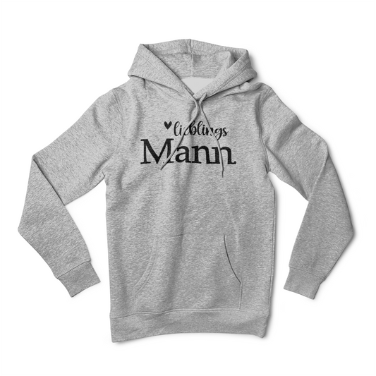 "Lieblings Mann" myPrint24 Herren Hoodie