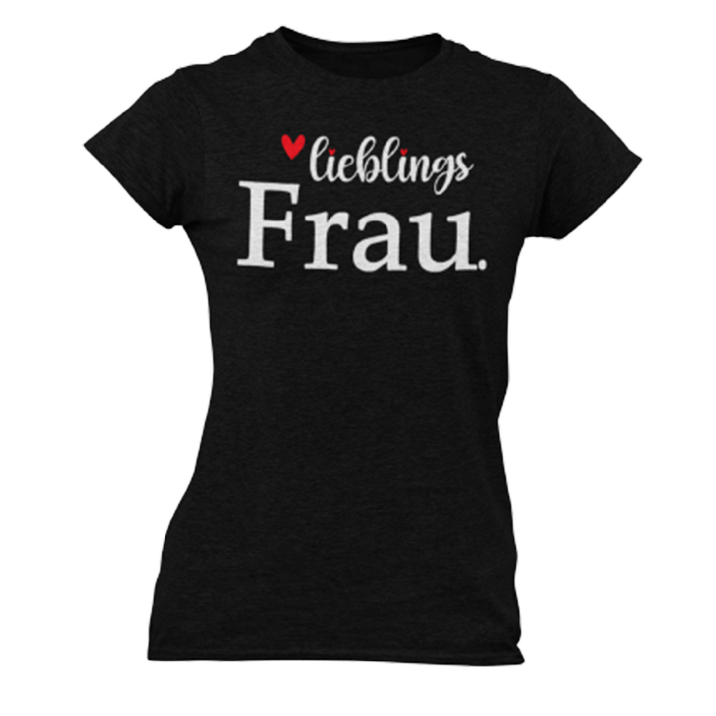 "Lieblings Frau" myPrint24 Damen T-Shirt